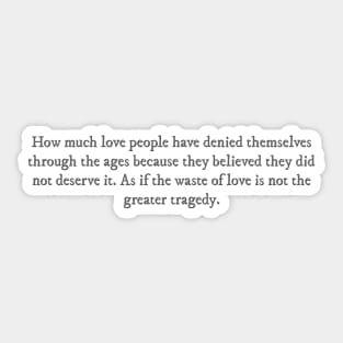 Chain of Thorns book quote Sticker